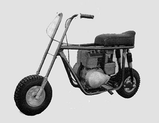taco mini bike gas tank